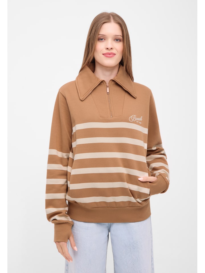 Bench Bluza "Foy" w kolorze jasnobrązowym rozmiar: 36