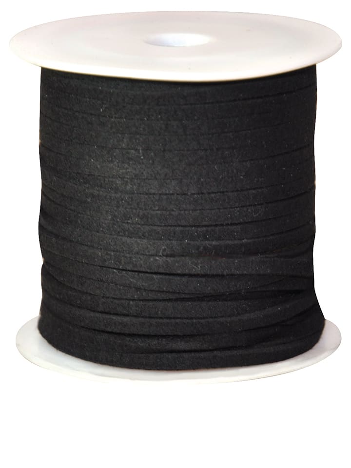 SUNNYSUE Ozdobna tasiemka w kolorze czarnym - 50 m rozmiar: onesize