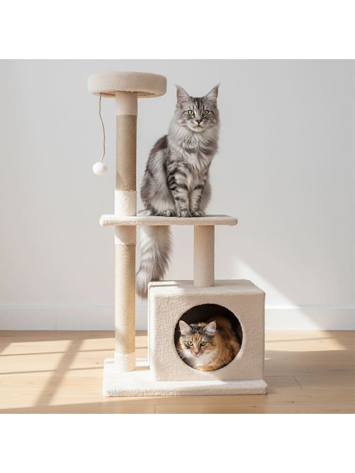 Paws&Whiskers Drapak "Liora" w kolorze beżowym dla kota - 50 x 106 x 35 cm rozmiar: onesize