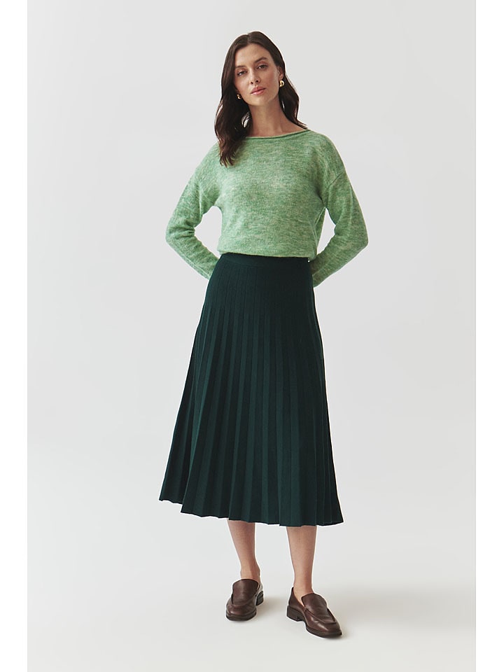 TATUUM Spódnica w kolorze ciemnozielonym rozmiar: L