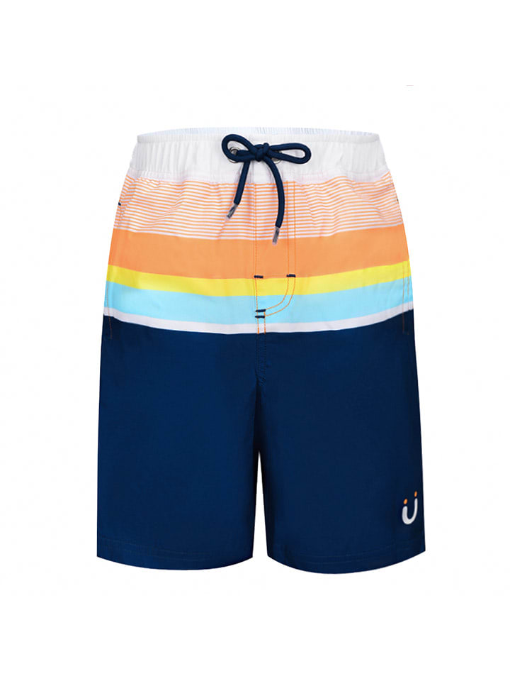 Peek U Szorty kąpielowe "Kasumi" w kolorze granatowym ze wzorem rozmiar: 122