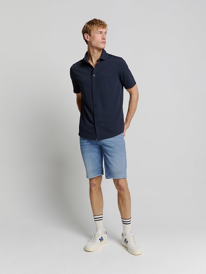 No Excess Szorty dżinsowe w kolorze niebieskim rozmiar: W31