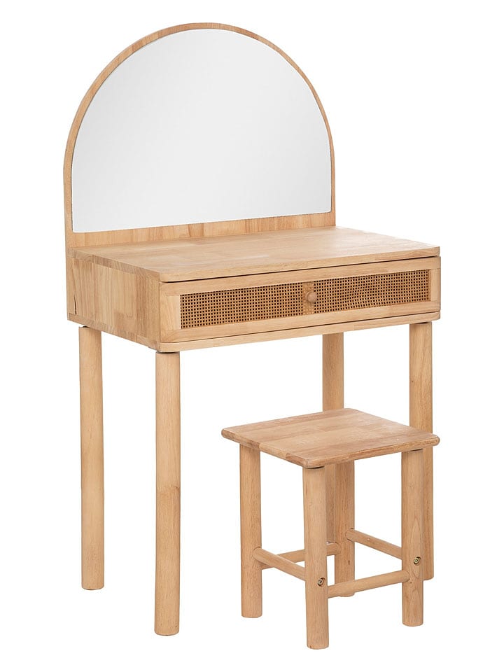 WellHome for Kids 2-częściowy zestaw w kolorze jasnobrązowym - 55 x 100 x 35 cm rozmiar: onesize