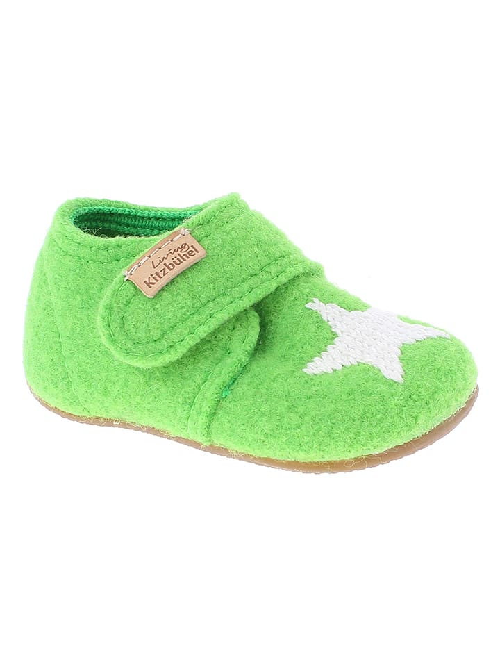 Living Kitzbühel Kapcie w kolorze zielonym rozmiar: 21