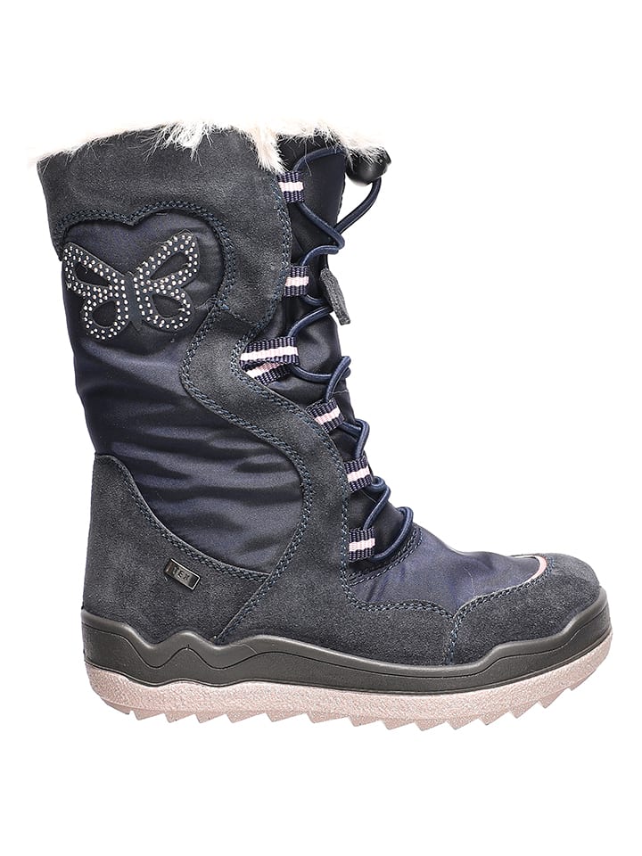 Lurchi Kozaki zimowe "Iblu" w kolorze granatowym rozmiar: 31