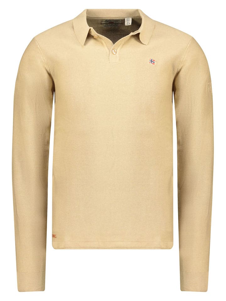 Geographical Norway Sweter "Fiji" w kolorze żółtym rozmiar: XXL