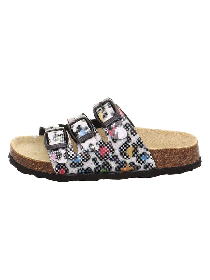 superfit Klapki w kolorze białym ze wzorem rozmiar: 32