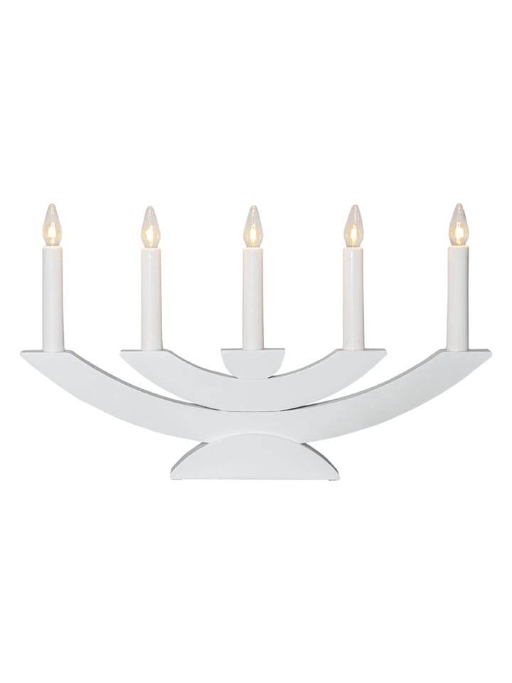 STAR Trading Lampa dekoracyjna "Navida" w kolorze białym - 42 x 24 cm rozmiar: onesize