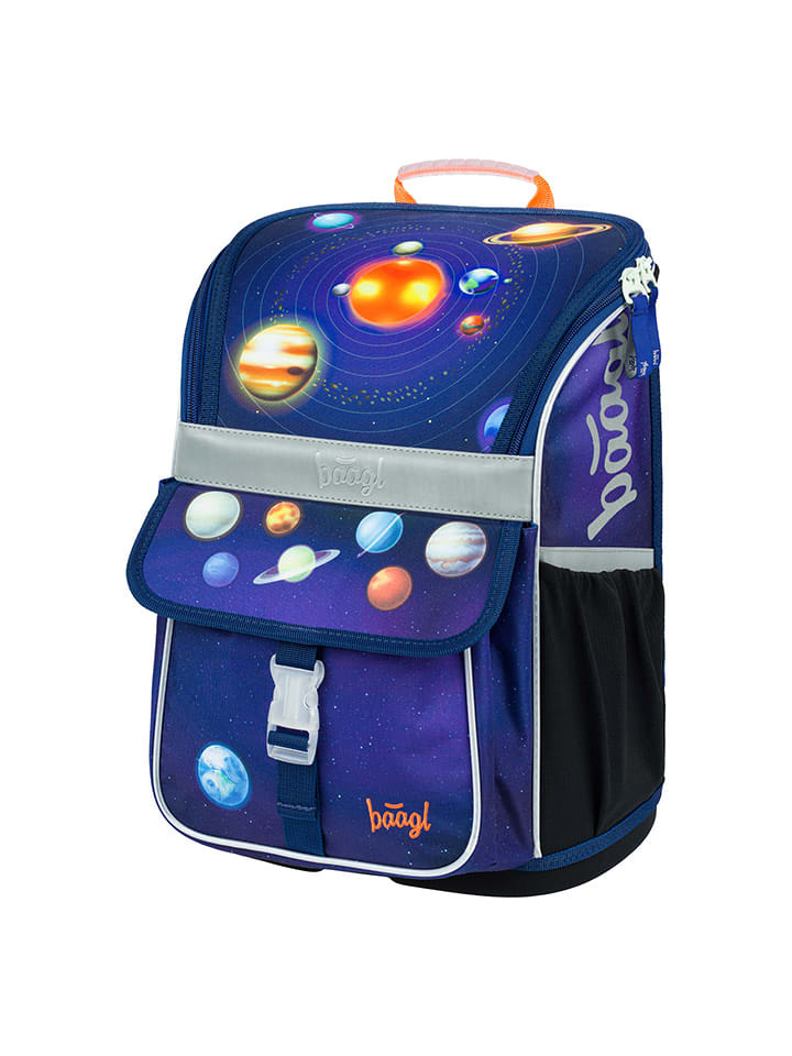 BAAGL Tornister "Zippy Planets" w kolorze niebieskim rozmiar: onesize