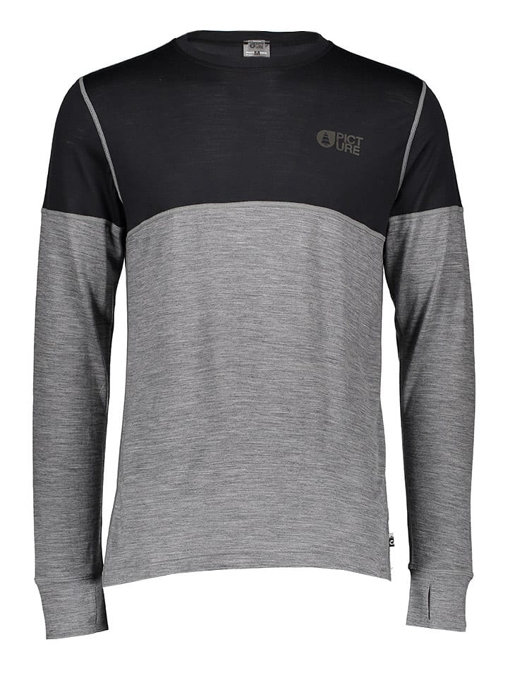 PICTURE Koszulka w kolorze szaro-czarnym rozmiar: S