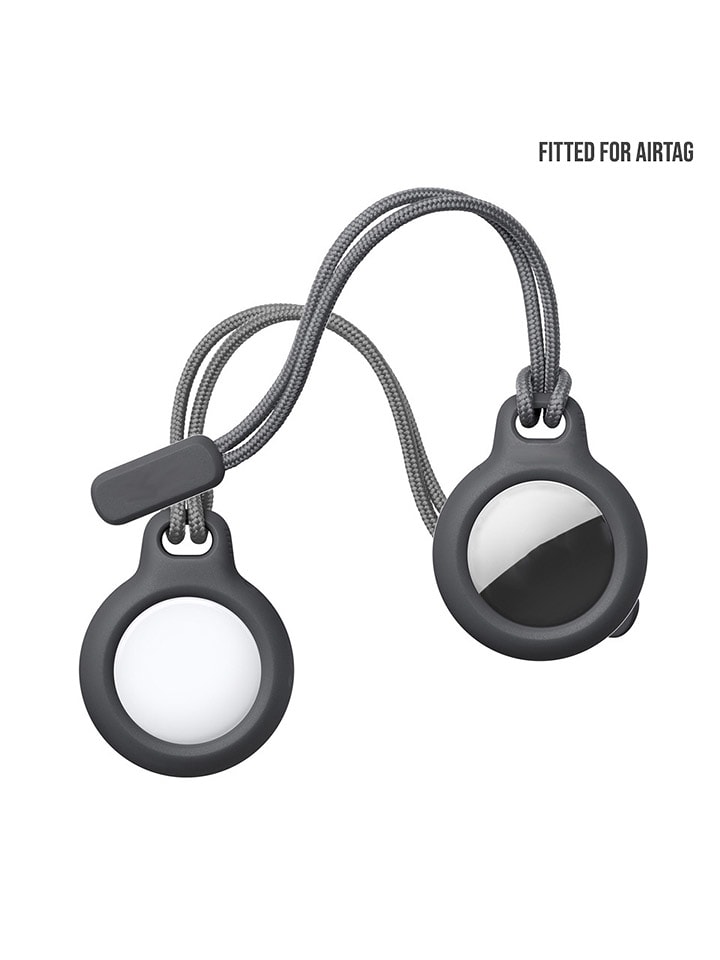 SmartCase Pasek w kolorze szarym na AirTag rozmiar: onesize