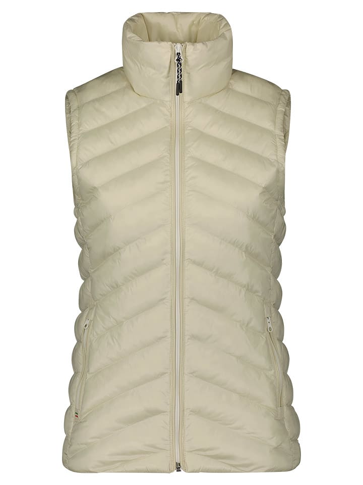 DOLOMITE Kamizelka pikowana "Strenta" w kolorze kremowym rozmiar: S