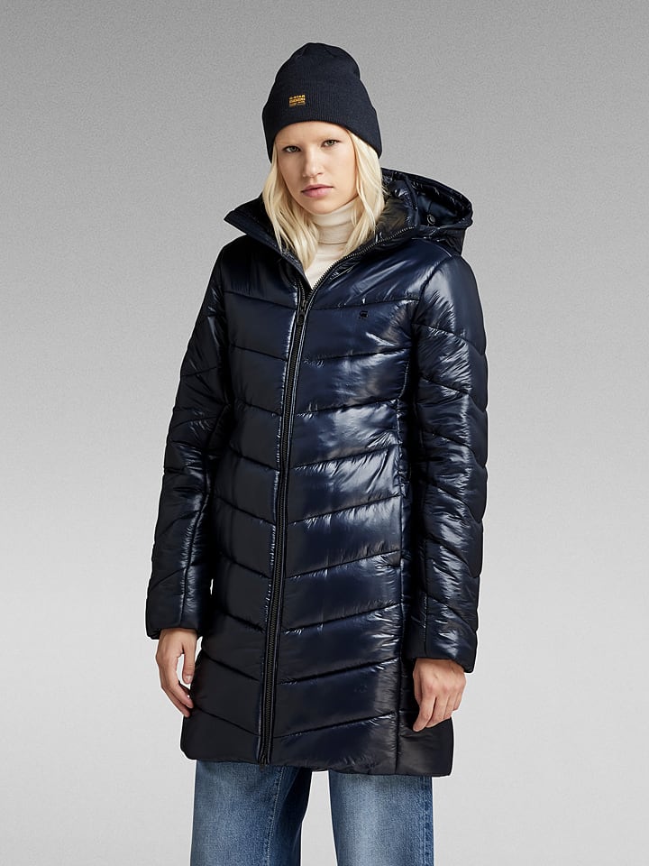 G-Star Płaszcz zimowy w kolorze granatowym rozmiar: M