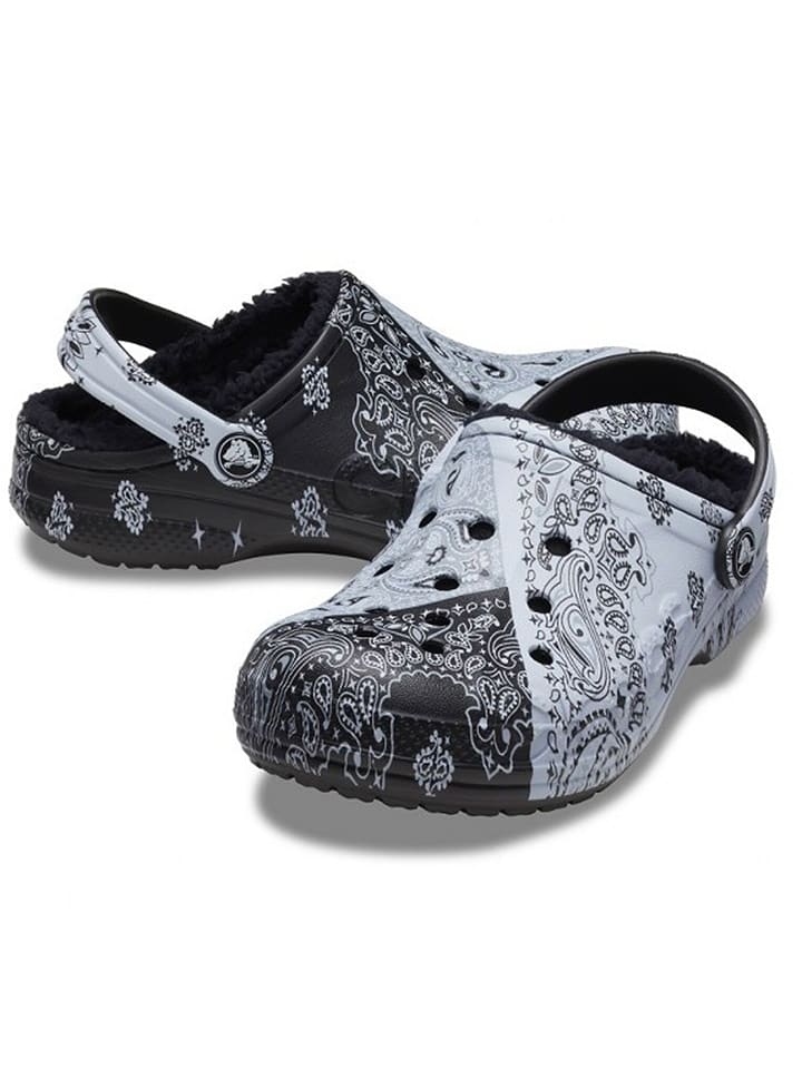 Crocs Chodaki "Baya" w kolorze czarno-białym rozmiar: 23/24