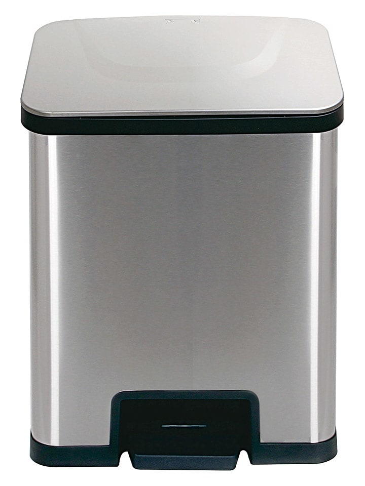 Echtwerk Kosz automatyczny "Powerstep" w kolorze srebrnym na śmieci z pedałem - 38 l rozmiar: onesize