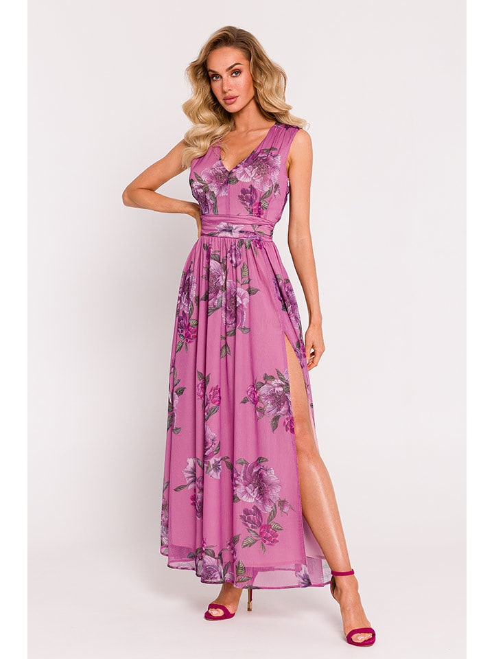 made of emotion Sukienka w kolorze różowym rozmiar: XL