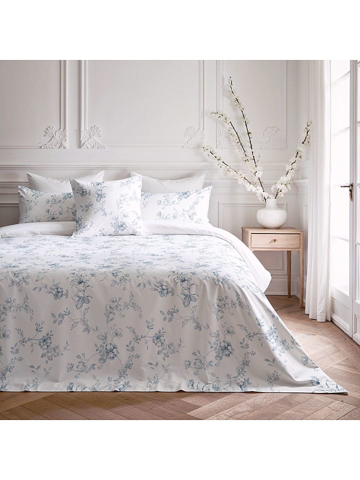 Pierre Cardin Perkalowa poszwa w kolorze błękitnym na kołdrę rozmiar: 260x240 cm