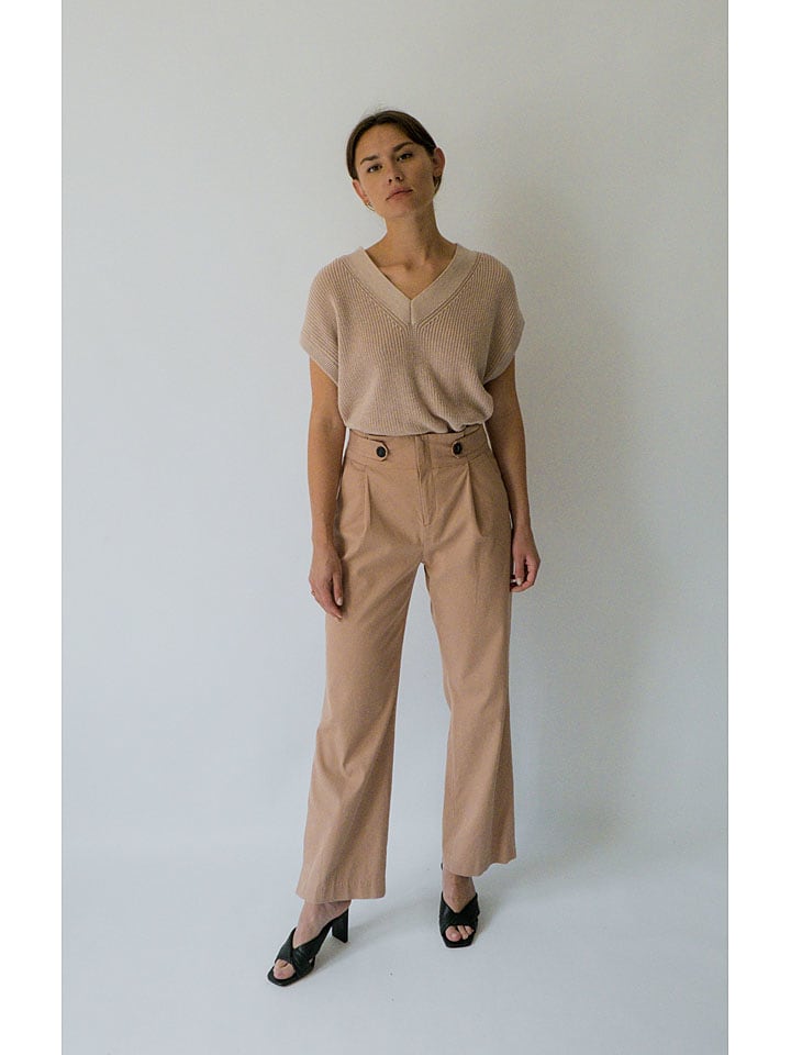 RUBY TUESDAY Sweter "Valeine" w kolorze szaroróżowym rozmiar: 40