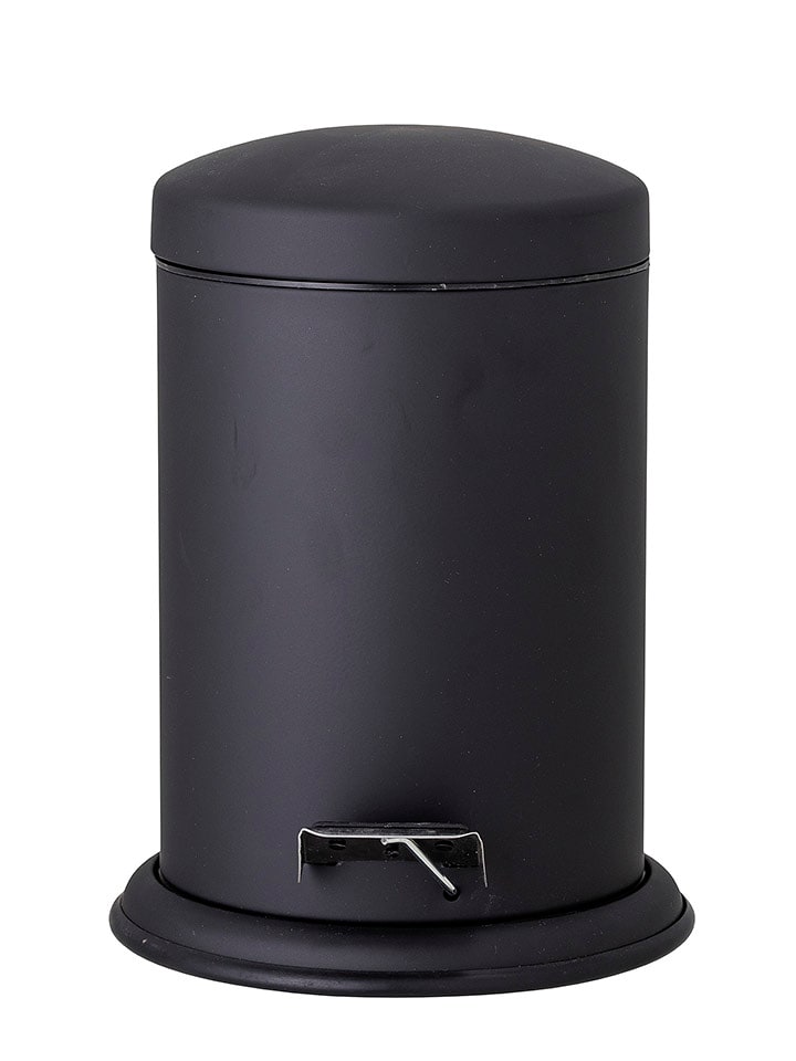 Bloomingville Kosz łazienkowy "Loupi" w kolorze czarnym - wys. 27 cm rozmiar: onesize