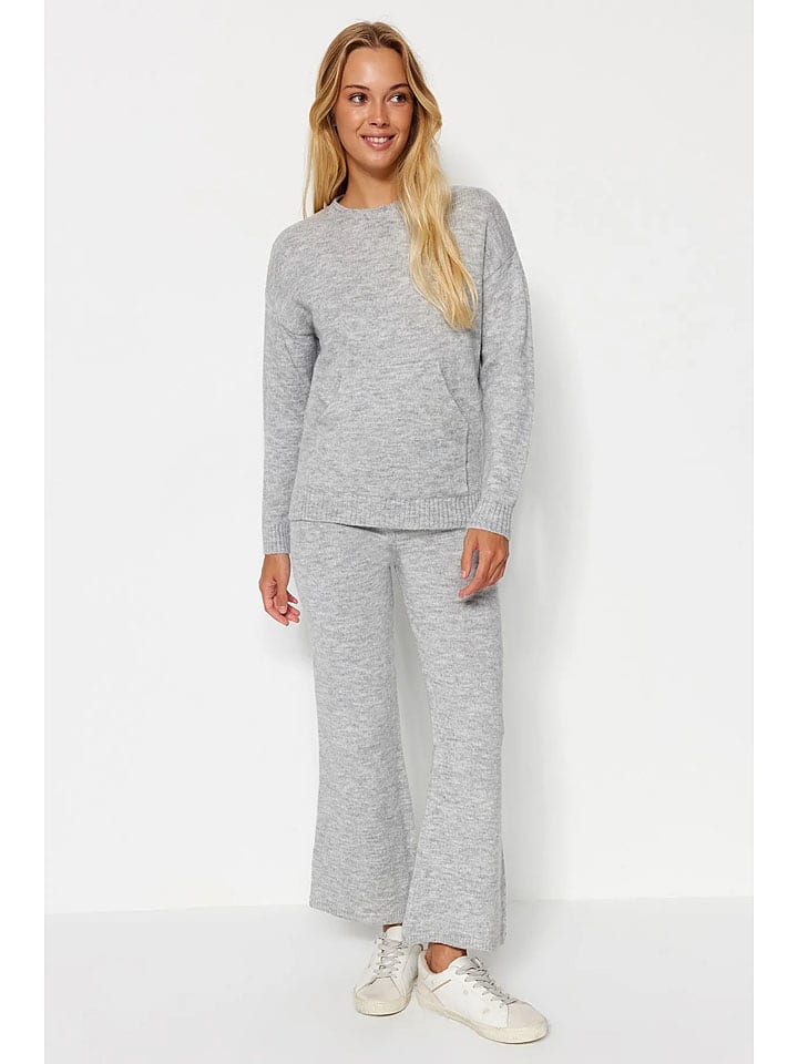 trendyol 2-częściowy zestaw w kolorze szarym rozmiar: M