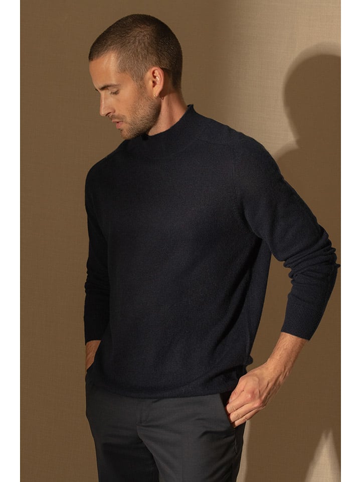 Perfect Cashmere Kaszmirowy sweter "Raphael" w kolorze czarnym rozmiar: XXL