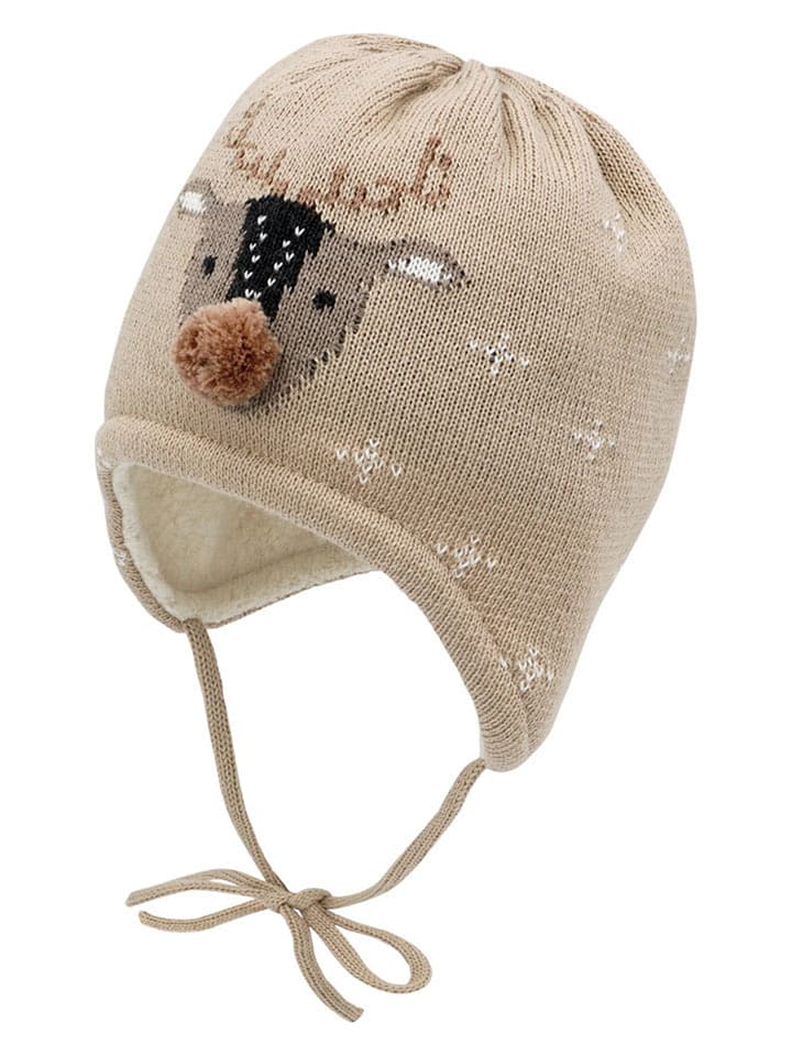 MaxiMo Czapka w kolorze beżowym rozmiar: 39 cm