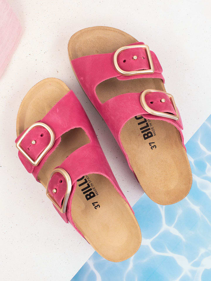 billowy Skórzane klapki w kolorze różowym rozmiar: 36