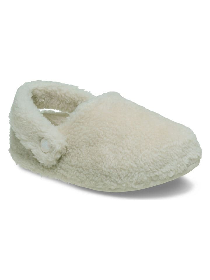 Crocs Kapcie "Classic Cozzzy" w kolorze kremowym rozmiar: 38/39