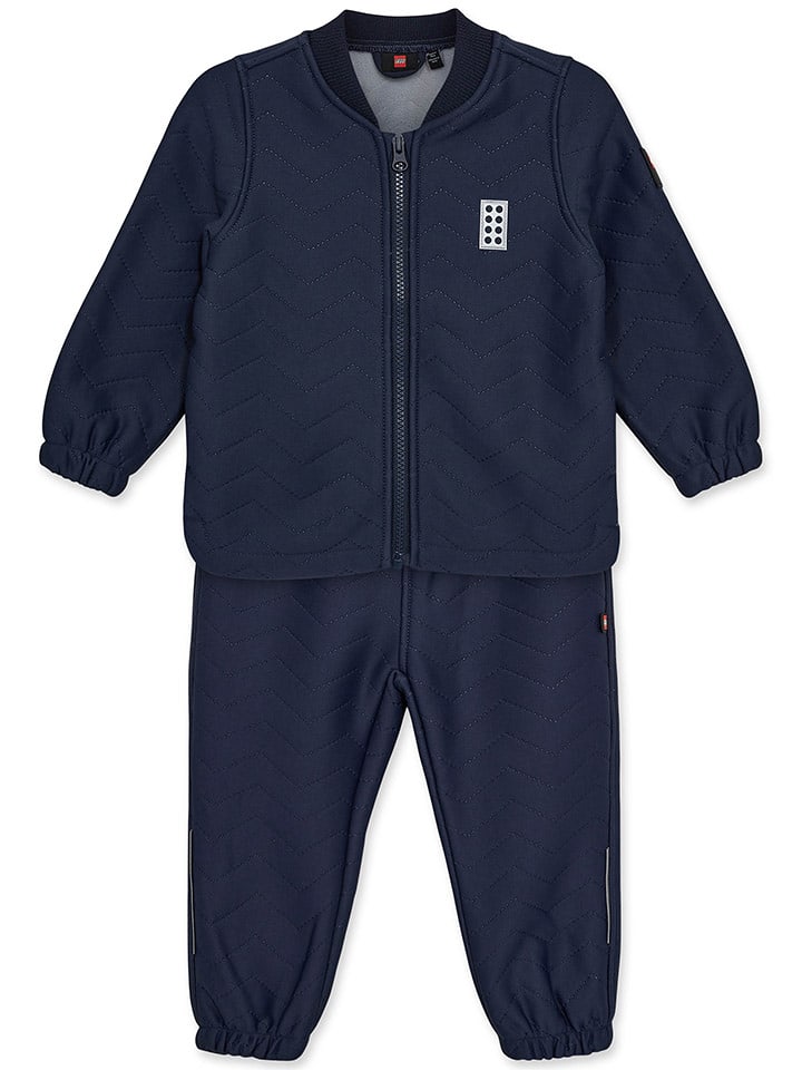 LEGO 2-częściowy zestaw odzieży termicznej w kolorze granatowym rozmiar: 104