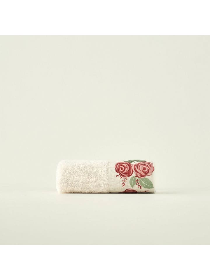 BELLA MAISON Ręcznik w kolorze kremowym do rąk - 50 x 30 cm rozmiar: onesize