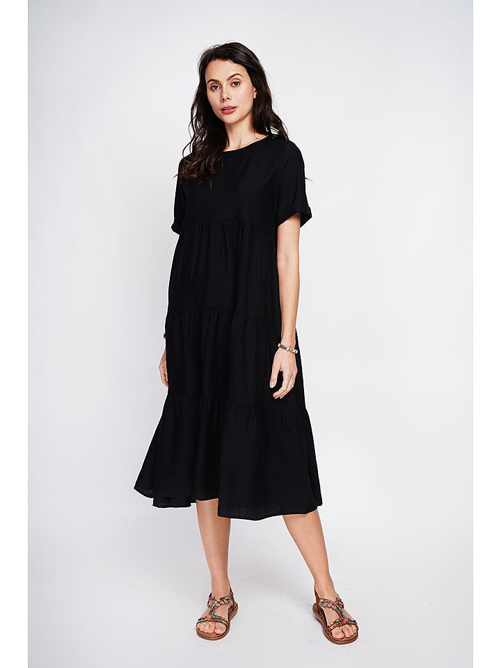 Le Jardin du Lin Sukienka w kolorze czarnym rozmiar: 36