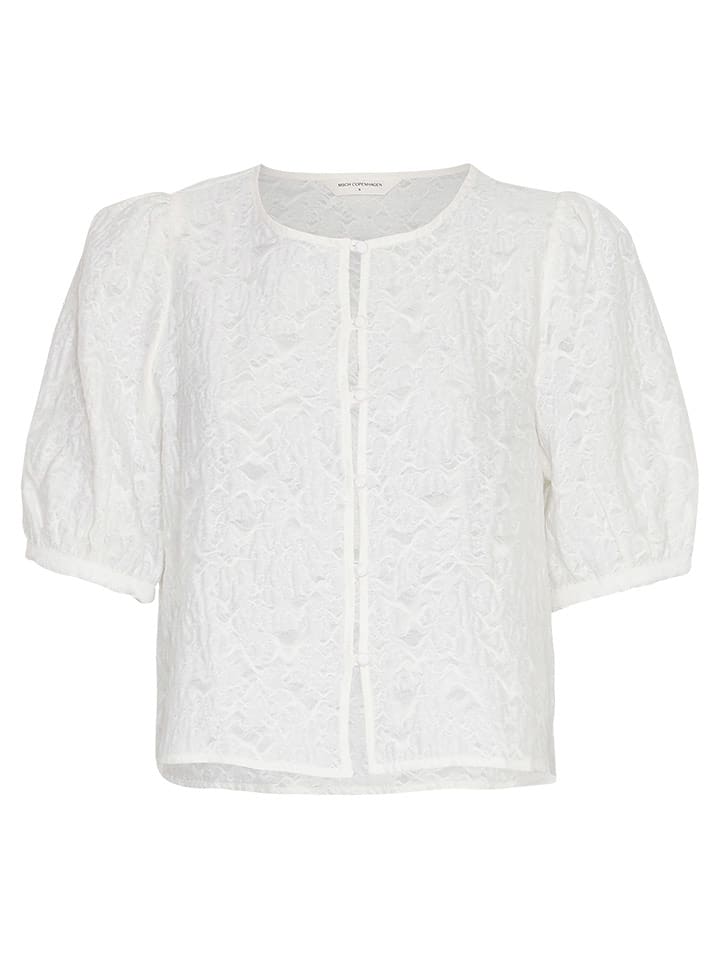 MOSS COPENHAGEN Bluzka w kolorze białym rozmiar: XL
