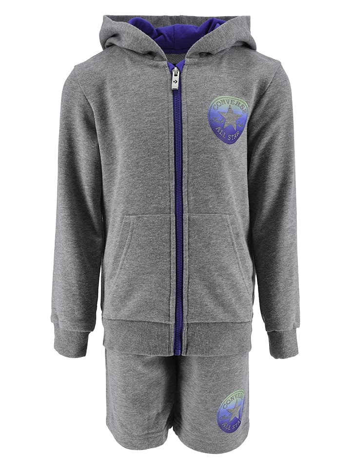 Converse 2-częściowy zestaw w kolorze szarym rozmiar: 110/116