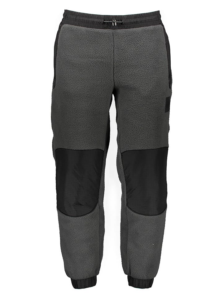 The North Face Spodnie polarowe "Fleeski" w kolorze szaro-czarnym rozmiar: XL