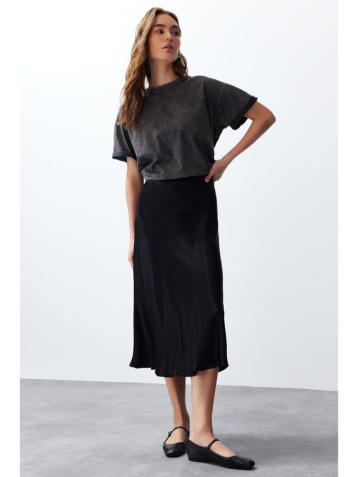 trendyol Spódnica w kolorze czarnym rozmiar: 42