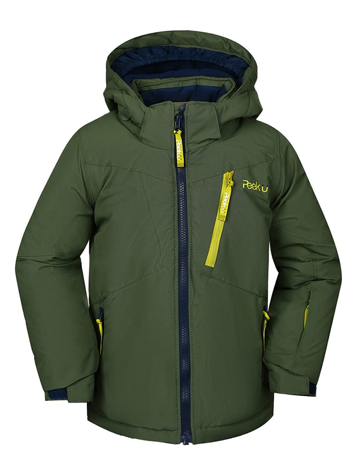 Peek U Kurtka narciarska "Arrow" w kolorze khaki rozmiar: 122