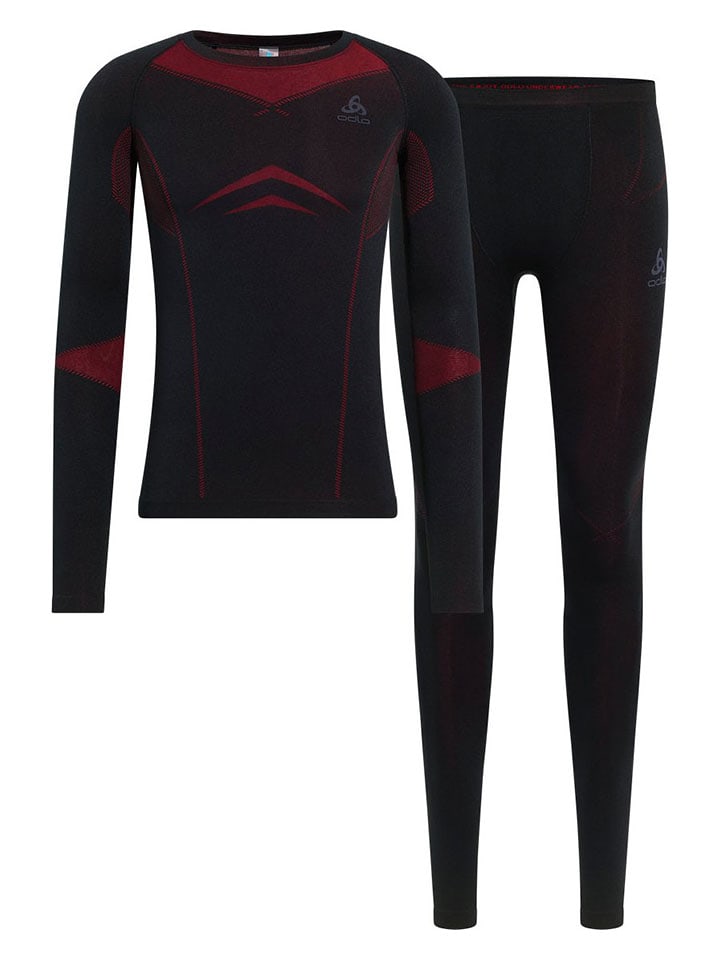 Odlo 2-częściowy zestaw bielizny funkcyjnej w kolorze czarnym rozmiar: XL