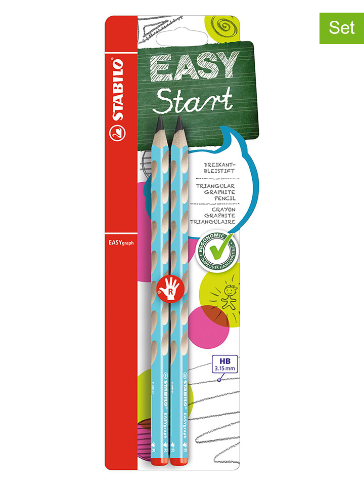STABILO Ołówki (4 szt.) "STABILO EASYgraph" dla osób praworęcznych rozmiar: onesize