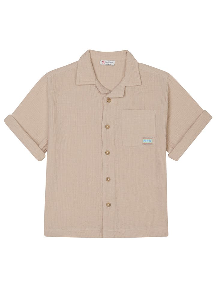 Noppies Koszula "Ladue" w kolorze beżowym rozmiar: 116