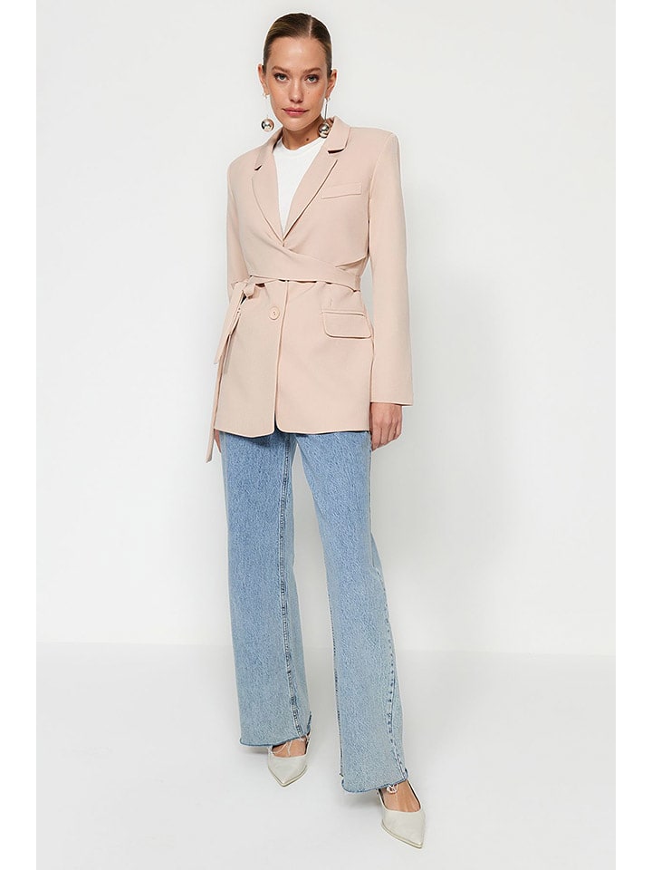 trendyol Blezer w kolorze jasnoróżowym rozmiar: 40