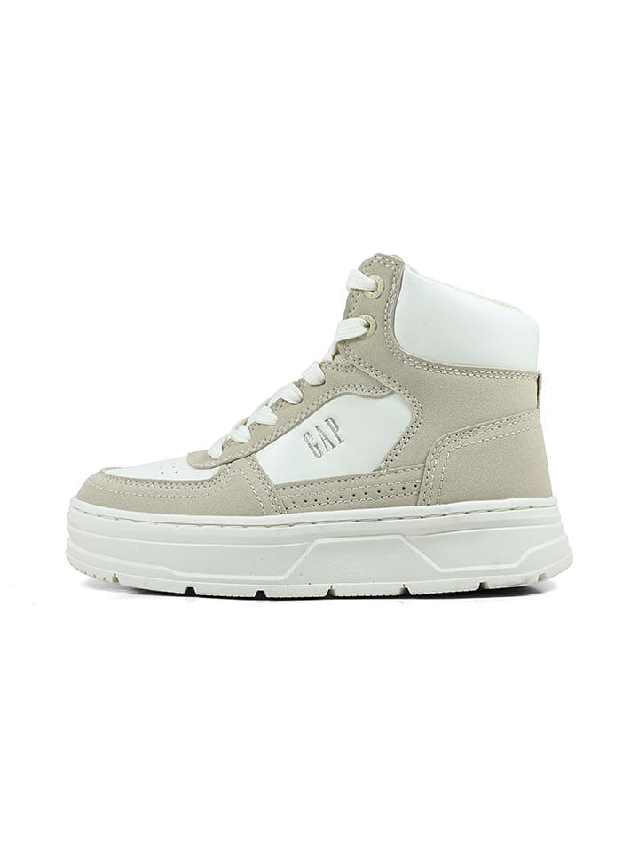 GAP Sneakersy "Paradise Mid" w kolorze kremowym rozmiar: 35
