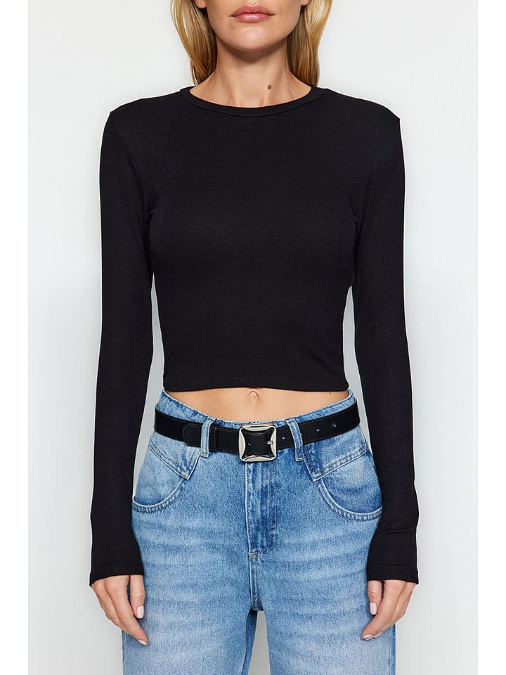 trendyol Koszulka w kolorze czarnym rozmiar: M