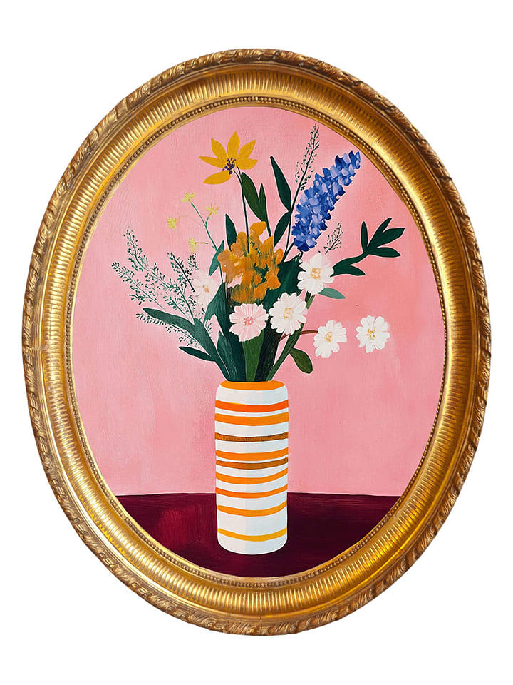 Madre Selva Druk artystyczny "Eclectic Bunch" w ramce - 50 x 40 cm rozmiar: onesize