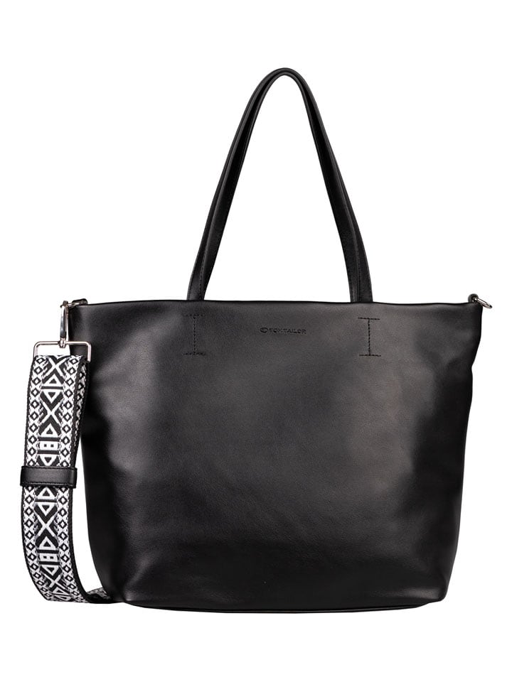 Tom Tailor Shopper bag "Palina" w kolorze czarnym - 42 x 29 x 15 cm rozmiar: onesize