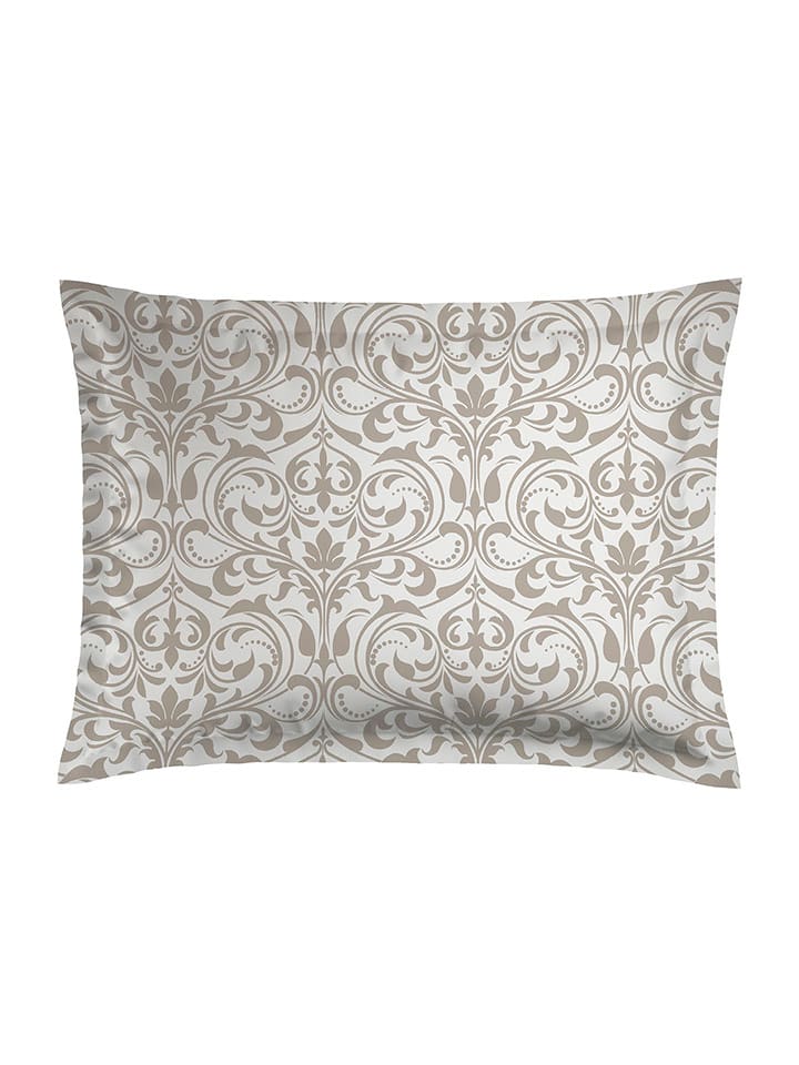 Chevignon Satynowe poszewki (2 szt.) "Victorian" w kolorze szarobrązowym na poduszki rozmiar: 50x70 cm