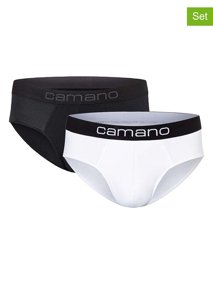 camano Slipy (2 pary) w kolorze czarno-białym rozmiar: S