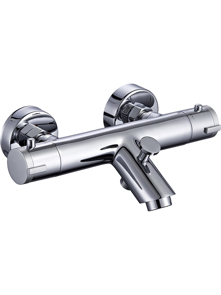 Schütte Bateria wannowa w kolorze srebrnym z termostatem rozmiar: onesize