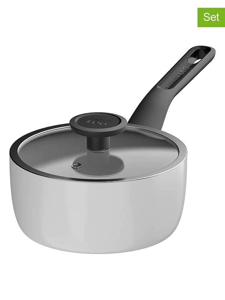 BergHOFF 2-częściowy zestaw w kolorze jasnoszarym - Ø 18 cm rozmiar: onesize