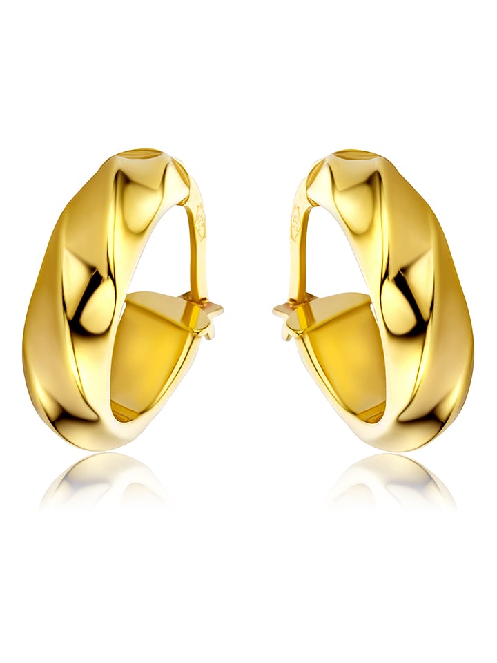 Revoni Złote kolczyki-kreole rozmiar: onesize