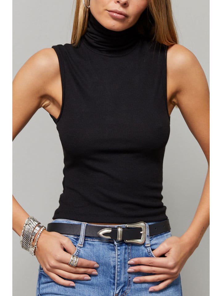 Milan Kiss Top w kolorze czarnym rozmiar: M